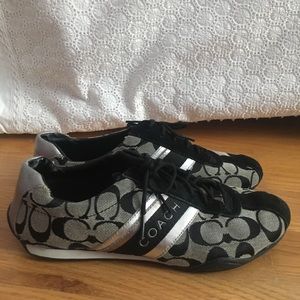 Black Coach Sneakers, Women’s 8, Used